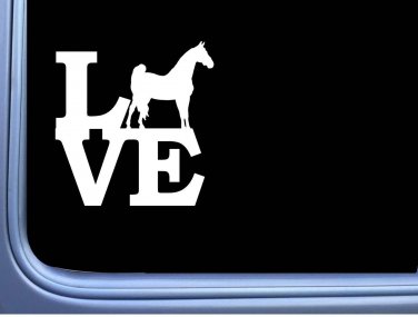 Morgan Love Sticker L742 6 inch Horse rescue decal