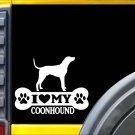 Coonhound Bone Sticker L019 8 inch coonhunting dog decal Coonhound Bone Sticker L019 8 inch coonhunting dog decal