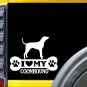 Coonhound Bone Sticker L019 8 inch coonhunting dog decal