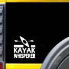Kayak Whisperer Sticker k224 6 inch kayaker decal
