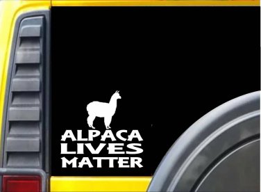 Alpaca Lives Matter Sticker k165 6 inch Kria decal