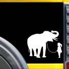 Girl Walking Elephant Matter Sticker k628 6 inch rescue decal Girl Walking Elephant Matter Sticker k628 6 inch rescue decal