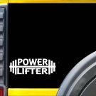 Power Lifter K787 8 inch Sticker lifting gym decal