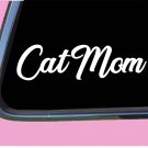 Cat Mom TP154 vinyl 8" Decal Sticker cat rescue scratching post