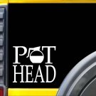 Pot Head Sticker L152 6 inch java coffee beans decal Pot Head Sticker L152 6 inch java coffee beans decal