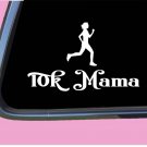 10K Mama TP002 vinyl 6" Decal Sticker running mom runner