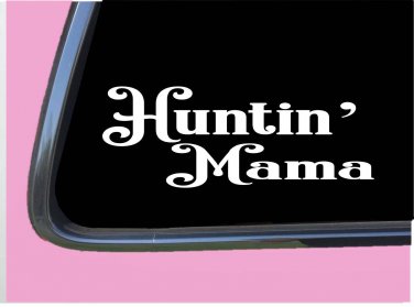 Huntin Mama TP039 vinyl 8" Decal Sticker hunting camo