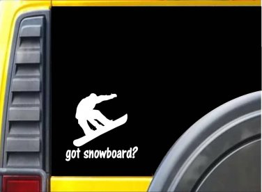 Got Snowboarding L143 6 inch Sticker decal