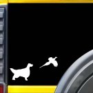 English Setter setting Pheasant TP 374 vinyl 8" Decal Sticker quail box bird English Setter setting Pheasant TP 374 vinyl 8" Decal Sticker quail box bird