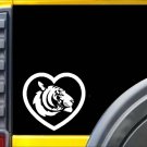 Tiger Head Heart K747 6 inch Sticker decal