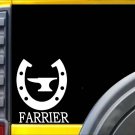 Farrier Horse Shoe K492 6 inch Sticker horse anvil decal Farrier Horse Shoe K492 6 inch Sticker horse anvil decal