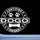 Certified Argentine Dogo L320 Dog Sticker 6" decal