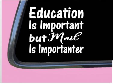 Mail Important TP123 vinyl 6" Decal Sticker mailman