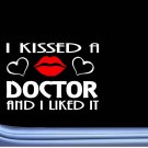 Doctor Kissed L960 8" med school window decal sticker