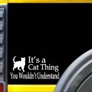 It's a Cat Thing L159 8 Inch paw heartbeat decal It's a Cat Thing L159 8 Inch paw heartbeat decal