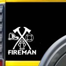 Fireman K327 6 inch decal Maltese cross ax hydrant sticker Fireman K327 6 inch decal Maltese cross ax hydrant sticker