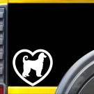 Afghan Hound Heart K971 6" sticker dog decal vinyl Afghan Hound Heart K971 6" sticker dog decal vinyl