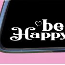 Be Happy TP017 vinyl 8" Decal Sticker pregnant baby on board mom motherhood Be Happy TP017 vinyl 8" Decal Sticker pregnant baby on board mom motherhood