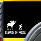 Beware of Moose Sticker k101 8 inch maine yellowstone decal