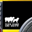 Flock Guard on Duty Sheep Sticker k664 8 inch dog decal