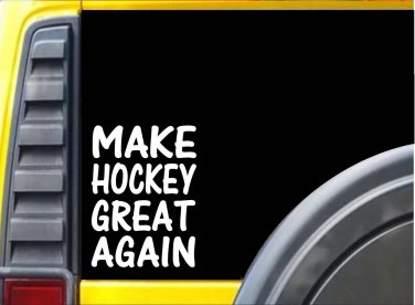 Make Hockey Great Again L209 8" wide Sticker decal