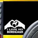 Bordeaux Hands Heart Sticker k013 8 inch dogue de bordeaux decal Bordeaux Hands Heart Sticker k013 8 inch dogue de bordeaux decal