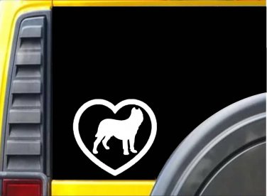 Neapolitan Heart K940 6 inch Sticker decal neo heartbeat