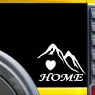 Home Mt. Heart K656 6 inch Sticker Mountain decal