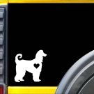 Afghans Hound Little Heart K969 6" sticker dog decal vinyl Afghans Hound Little Heart K969 6" sticker dog decal vinyl