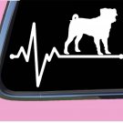 Puggle Lifeline TP 578 vinyl 8" Decal Sticker dog beagle pug designer breed