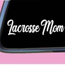 Lacrosse Mom TP142 vinyl 8" Decal Sticker mom uniform ball