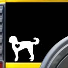 Goldendoodle Little Heart K597 6" vinyl sticker dog decal
