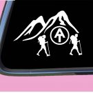 Appalachian Trail Family Hiking TP160 vinyl 6" Decal Sticker app camper boots