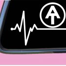Appalachian Trail Lifeline TP 232 vinyl 8" Decal Sticker app camper boots trail