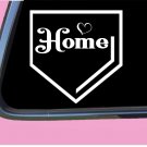 Softball Home Plate TP037 vinyl 6" Decal Sticker fastpitch