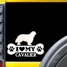 Cavalier Bone L098 8 inch cavalier king charles spaniel collar dog decal
