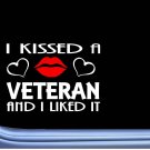 Veteran Kissed L961 8" soldier sniper window decal sticker