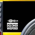 Dulcimer Whisperer Sticker k225 6 inch hammer mountain decal