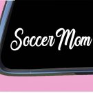 Soccer Mom TP141 vinyl 8" Decal Sticker mom goalie