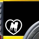 Shiba Inu Heart K269 6 Inch dog rescue sticker decal