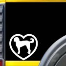 Goldendoodle Heart K599 6" vinyl sticker dog decal