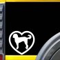 Goldendoodle Heart K599 6" vinyl sticker dog decal