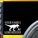 T-Rex family looks delicious J790 6" Sticker decal dinosaur
