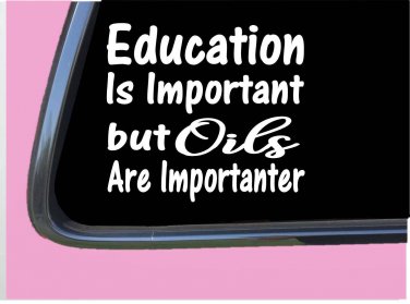 Oils Important TP091 vinyl 6" Decal Sticker essential oil diffuser