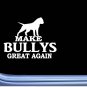 American Bully Maga cropped L706 Dog Sticker 7" decal