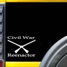 Civil War Reenactor K534 6" guns crossed 2nd amendment sticker decal