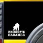 Inaugurate Harambe K726 6 Inch gorilla sticker decal