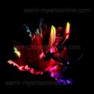 *Big Rainbow Lily* natural linen canvas classical style