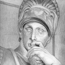 *Guuliano Medici* classical artwork pencil style print