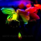 *Night Narcissus* Natural linen CANVAS artwork mixed media classical style